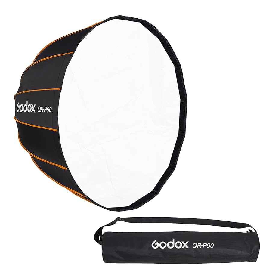 Amazon.com: Godox 90cm Quick Release Parabolic Softbox